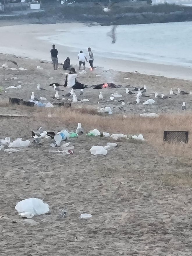 La resaca del San Juan en Rodeira: el antes y el después