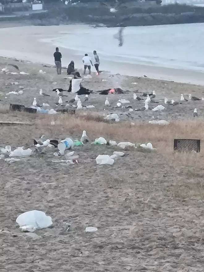 La resaca del San Juan en Rodeira: el antes y el después
