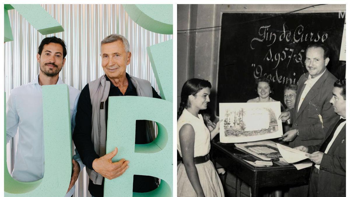 En la izquierda, Luis Rubio, que toma el relevo de Enrique Rubio. En la derecha, el fundador Ramón Rubio, que pasó toda su infancia en Geldo, pueblo al que la familia sigue muy vinculada.