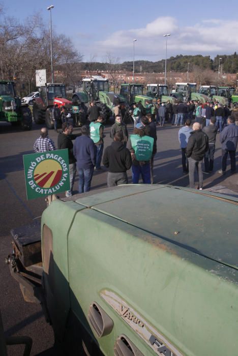 Marxa de tractors a Girona