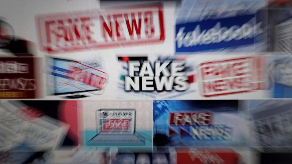 Foto de archivo de fake news