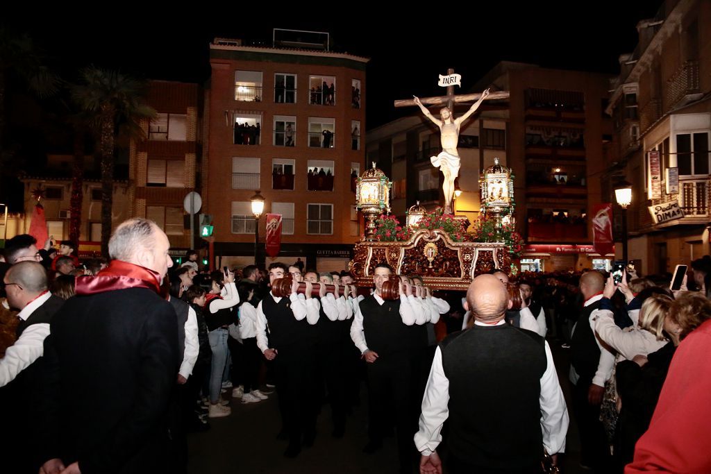 Imágenes del encuentro de las tres imágenes de la Archicofradía del Cristo de la Sangre de Lorca