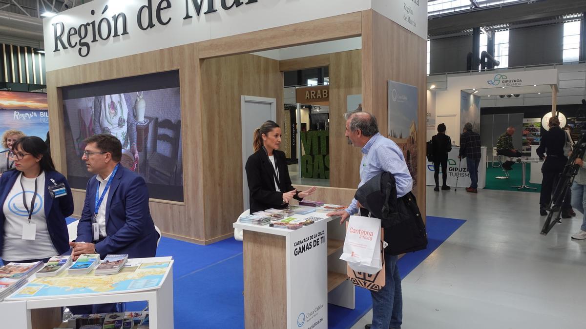 Stand de la Región de Murcia en la Feria de Turismo de Valladolid