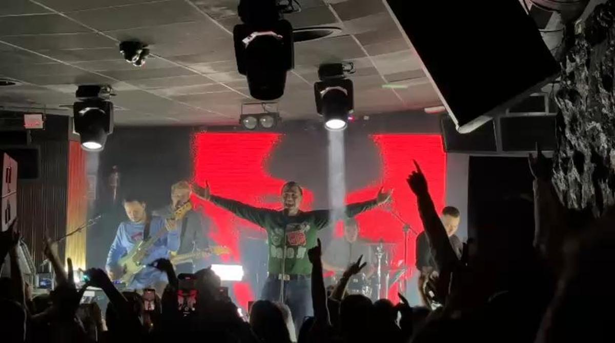 Un instante del concierto de Barry B en Vigo el pasado sábado