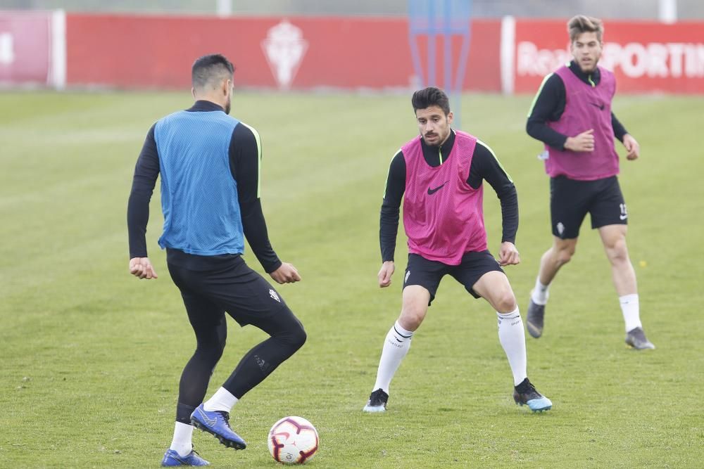 Entrenamiento del Sporting