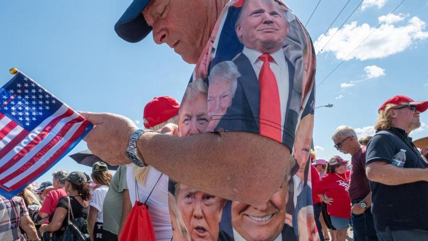 Un simpatizante de Trump en Florida.