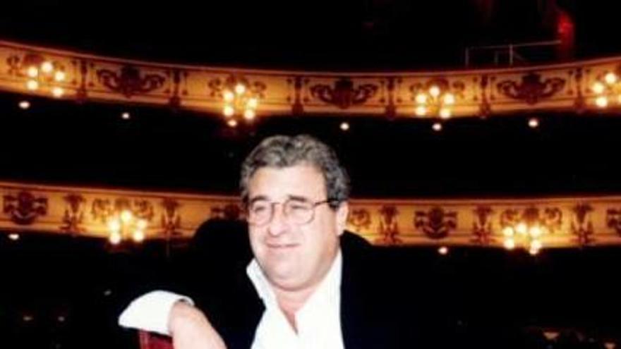 Pere Noguera en el Teatre Principal.