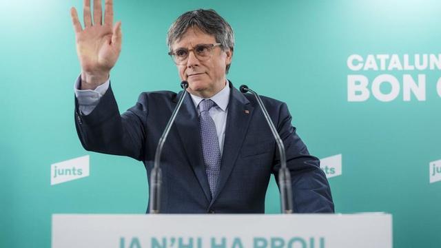 El líder de Junts, Carles Puigdemont. | DAVID BORRAT / EFE