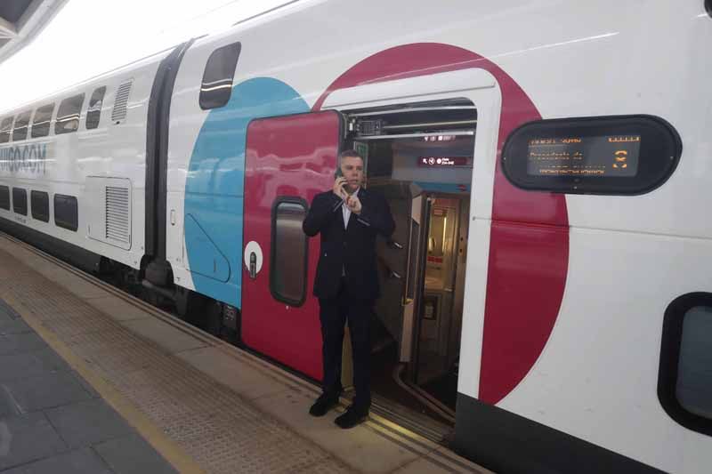 Presentación en València del tren de alta velocidad Ouigo