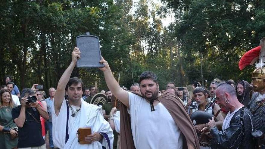 Romanos y castrexos firman la paz en Cambre.