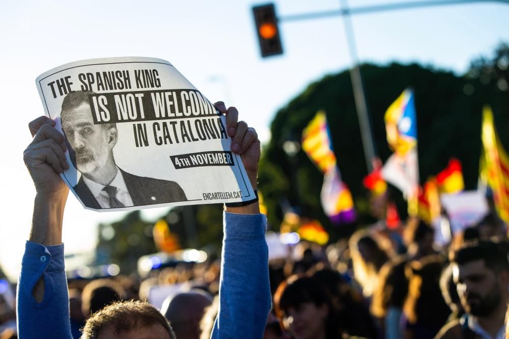 Protestas en los Premios Princesa de Girona