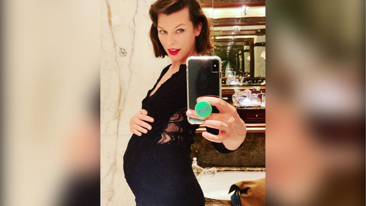 Milla Jovovich está embarazada de su tercera hija
