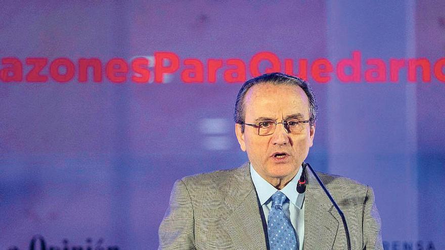 Javier Moll de Miguel, presidente de Prensa Ibérica, interviene en el Congreso.