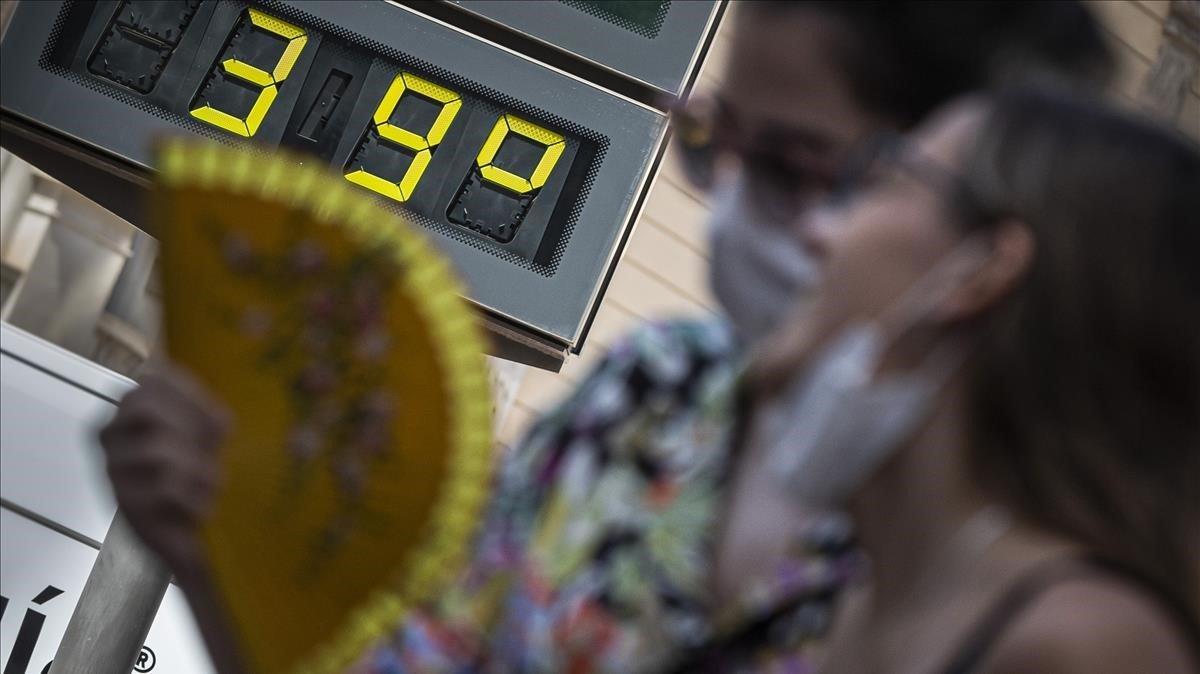 Temperaturas de casi 40 grados, el pasado julio en Valencia.