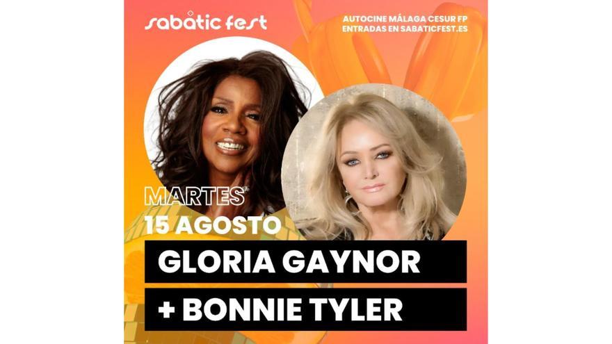 Sabatic Fest presenta a las estrellas internacionales Gloria Gaynor y Bonnie Tyler en concierto