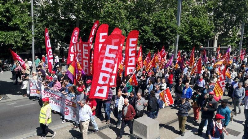 Zaragoza celebra el Día Internacional de los Trabajadores