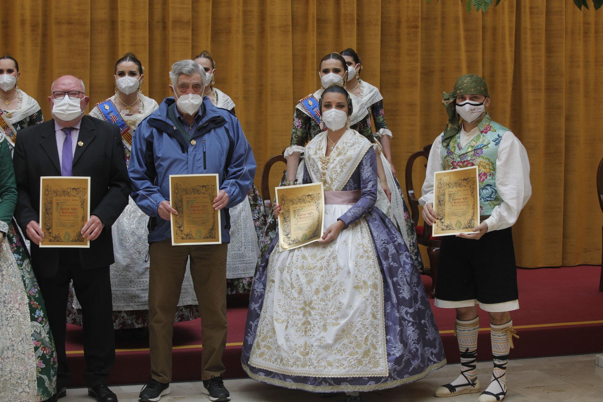 Tres tandas de "brillants" en las fallas de Malvarrosa-Cabanyal-Beteró