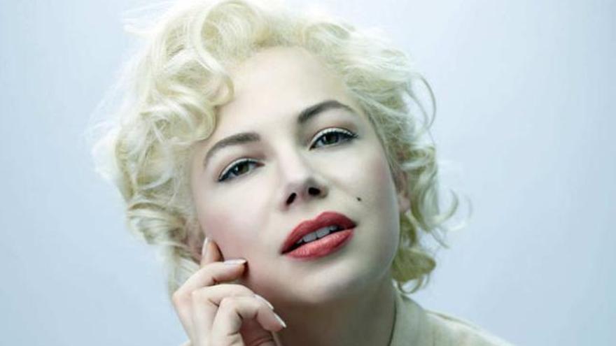 La actriz Michelle Williams como Marilyn Monroe.