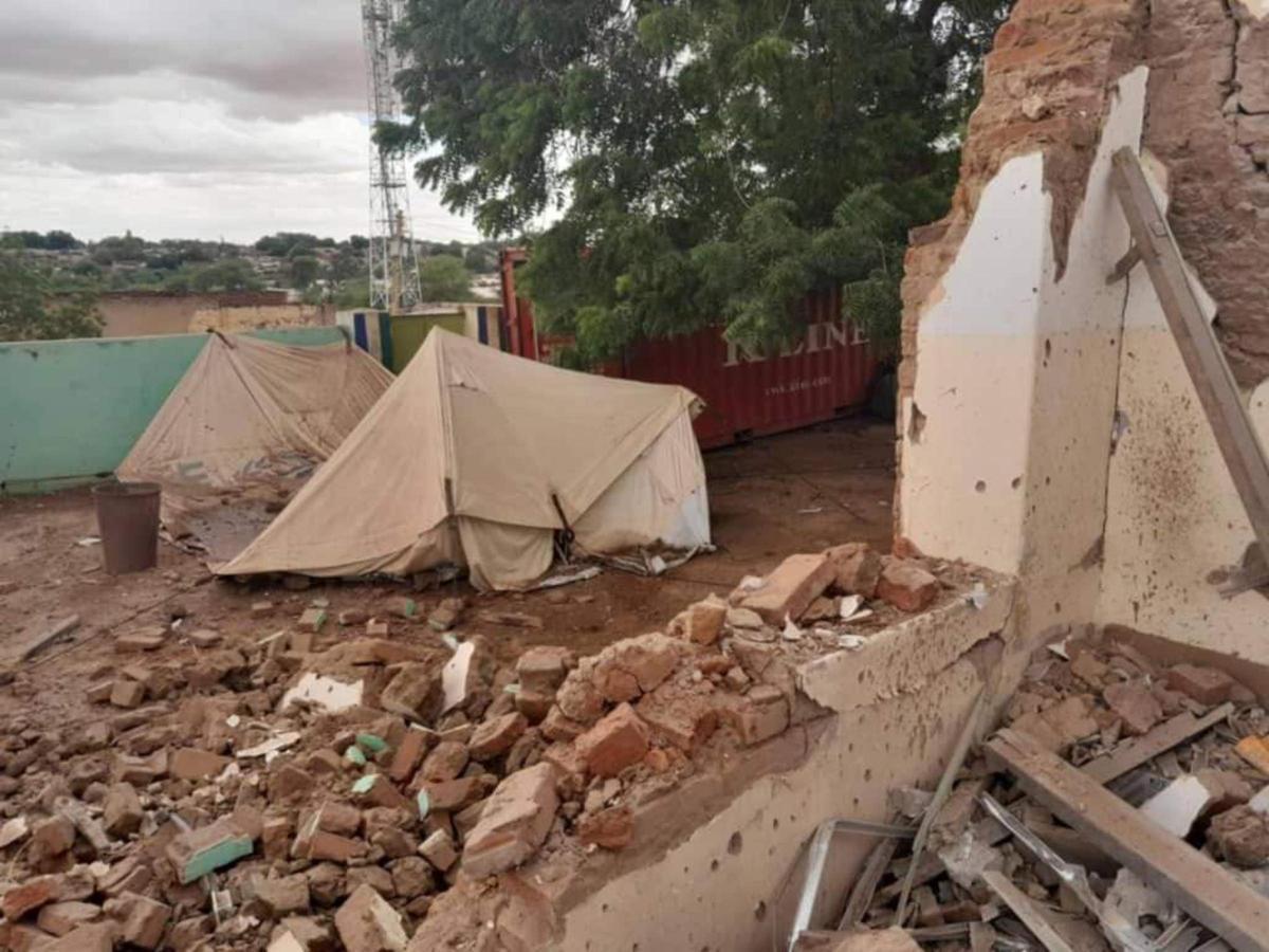 Bombardeo de las RSF en El Fasher (Darfur Norte).