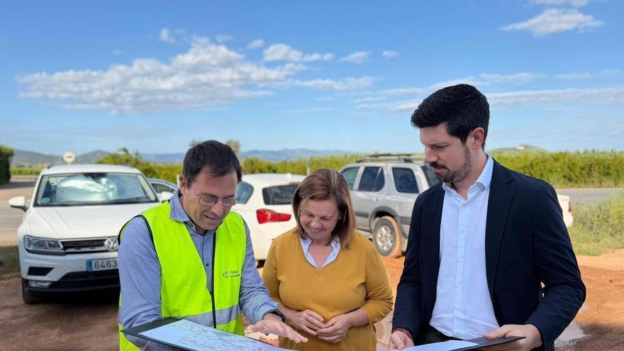 Arrancan las obras del itinerario ciclopeatonal en la CV-375 para conectar la Pobla de Vallbona y l’Eliana