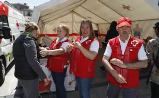 Cáritas y Cruz Roja se movilizan en Avilés ante el inicio del curso escolar