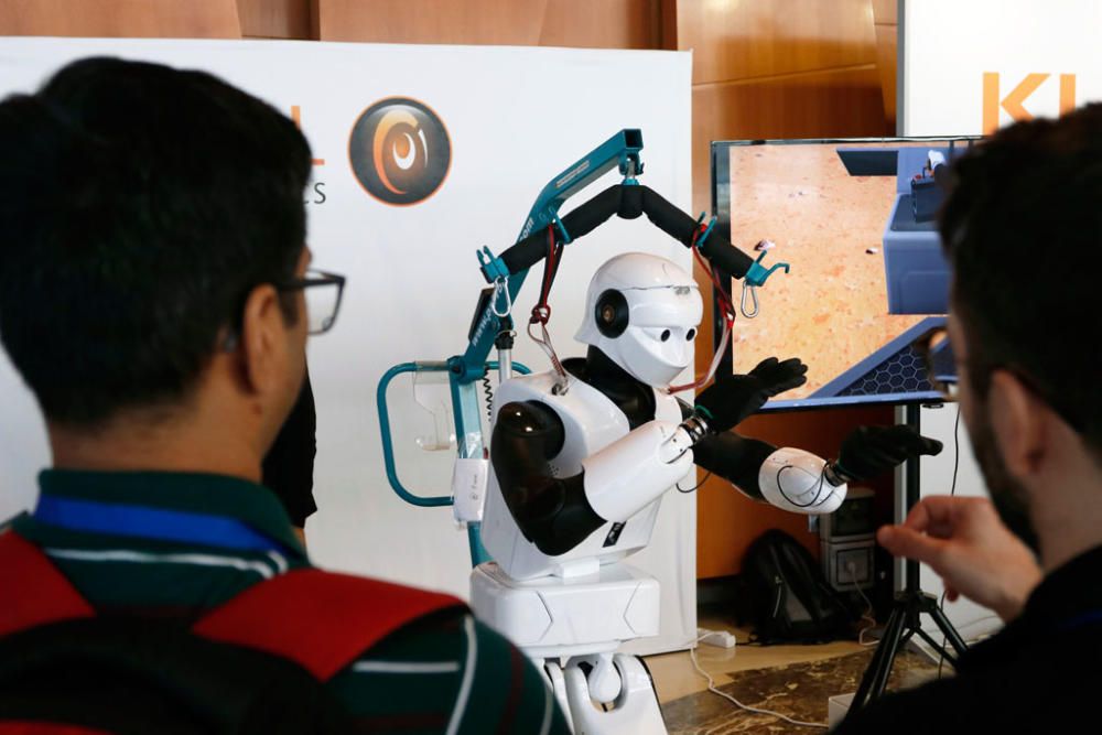 En torno a 800 participantes intervienen en el Foro Europeo de Robótica de Málaga (ERF), que se celebra del 3 al 5 de marzo en el Palacio de Ferias y Congresos (Fycma) de Málaga