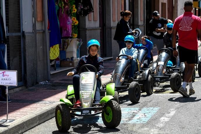 TELDE. SAN GREGORIO. TELDE. Telde cambia la hora. En la zona comercial abierta de San Gregorio se celebra el cambio de hora con diversas actividades. Hay ludoparque gigante, tiro con arco para niños, feria de artesanía, karts, entre otros.  | 30/03/2019 | Fotógrafo: Juan Carlos Castro