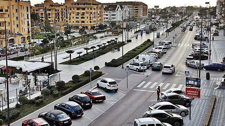 El Bulevar de San Pedro, en el centro del núcleo de población.