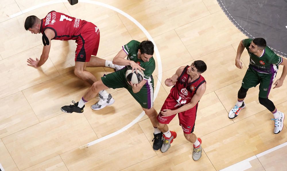 Victoria del Unicaja ante el Zaragoza en la Copa del Rey 2020.