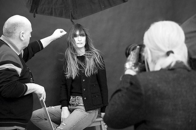 Caroline De Maigret posa para Lagerfeld para Chanel