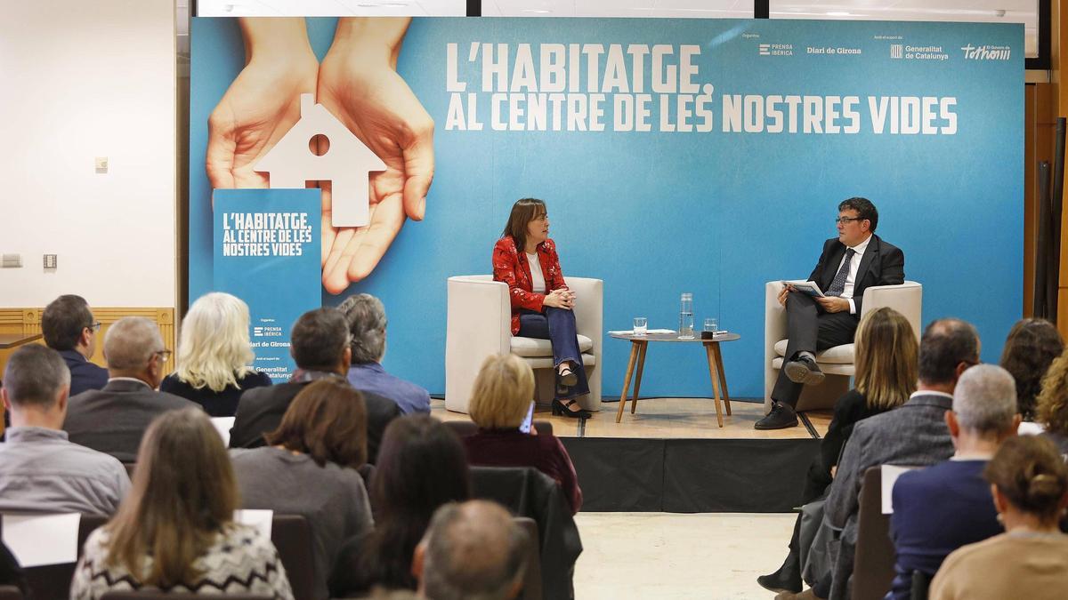 Les fotos del debat "L'habitatge, al centre de les nostres vides"