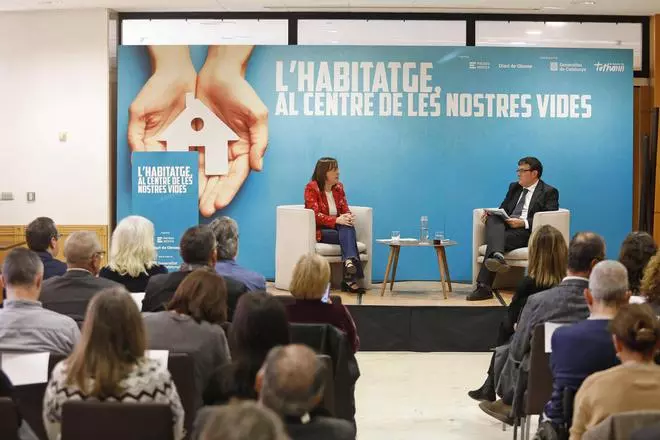 Les fotos del debat "L'habitatge, al centre de les nostres vides"