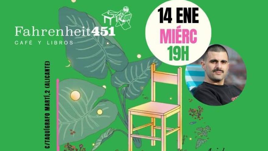 La librería Fahrenheit de Alicante acoge la presentación de El derecho a las cosas bellas, de Juan Evaristo Valls Boix