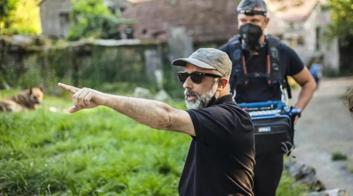 O director compostelán Alfonso Zarauza, que cumpre 30 anos no cine