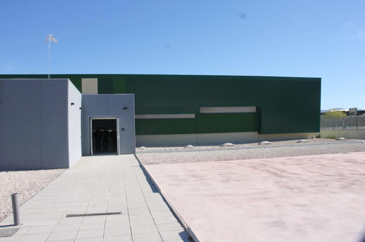 Estado actual del pabellón polideportivo de Lucena.