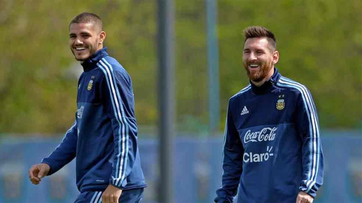 Mauro Icardi quiere jugar con Messi