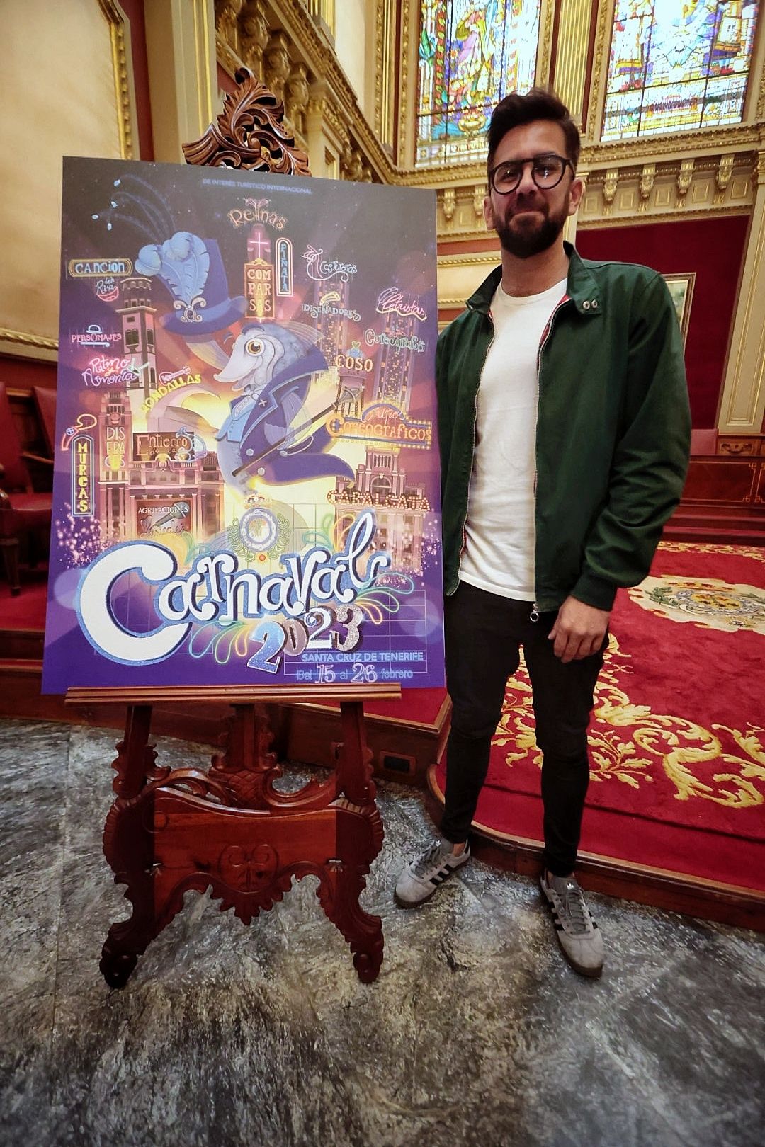 Presentación del cartel del Carnaval de Santa Cruz de Tenerife 2023