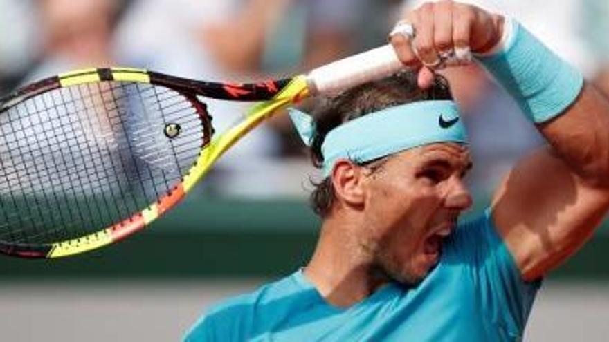 Nadal disputa su undécima final en la pista Philippe Chatrier.