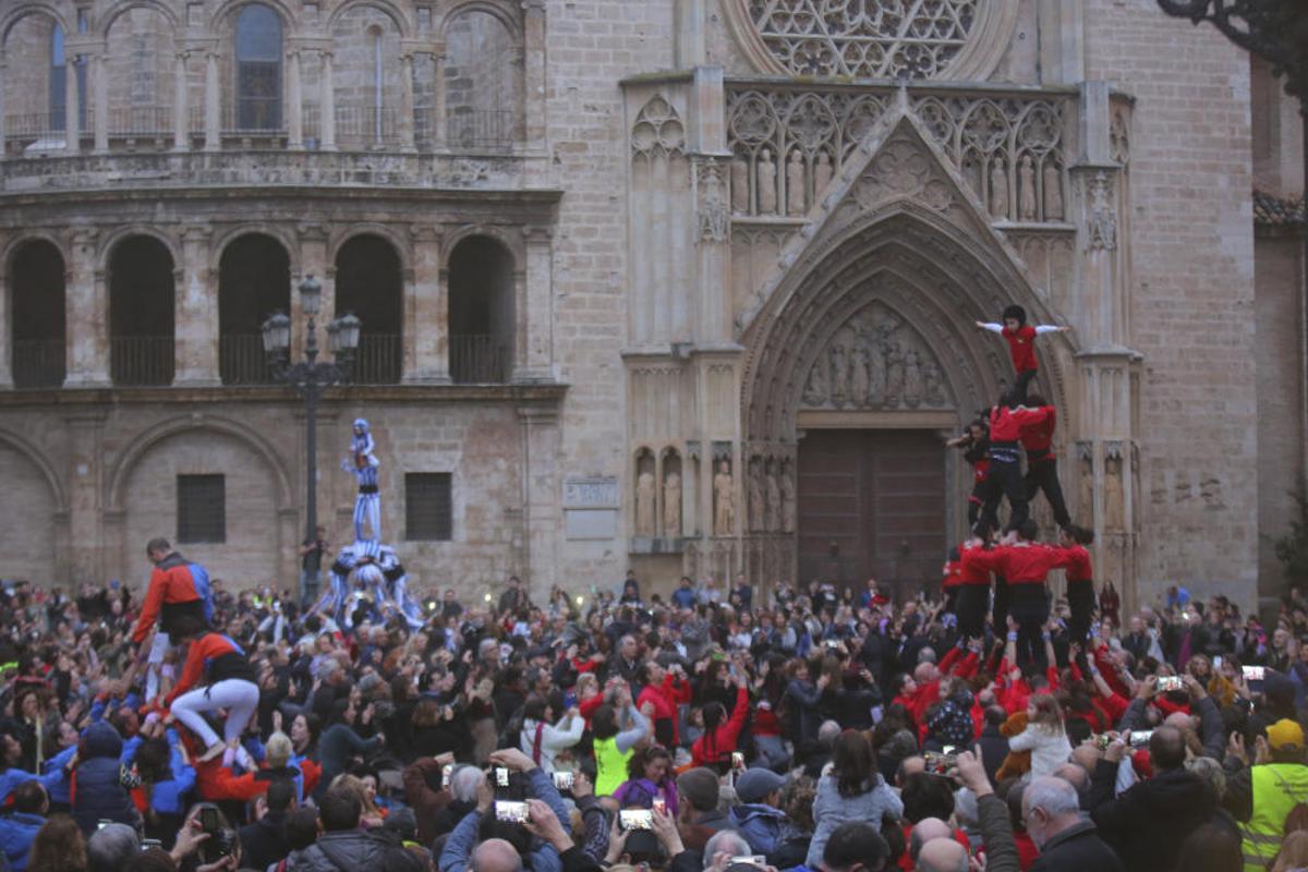Concentración de Escola Valenciana en València