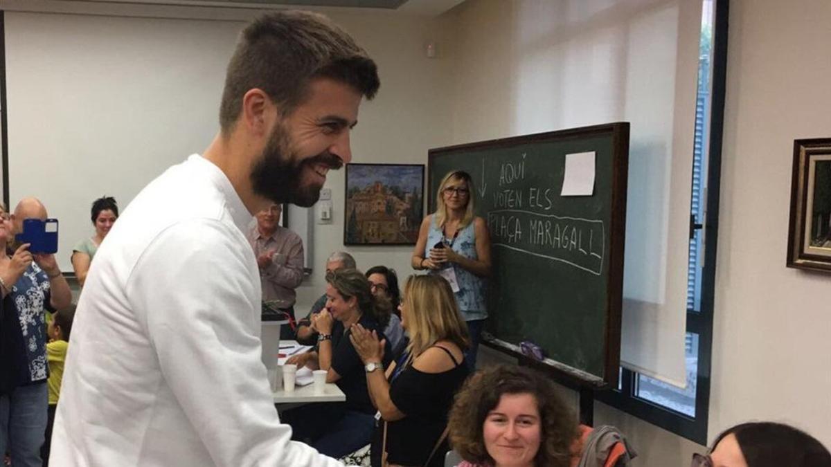 Piqué, un firme partidario al derecho a decidir de los catalanes