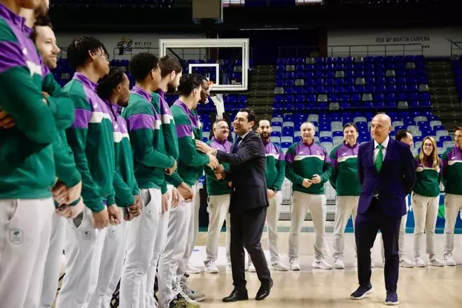 Encuentro de Juanma Moreno con el Unicaja