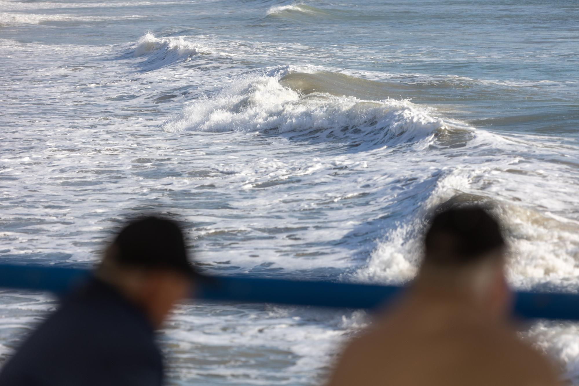 El temporal marítimo se asoma al Postiguet