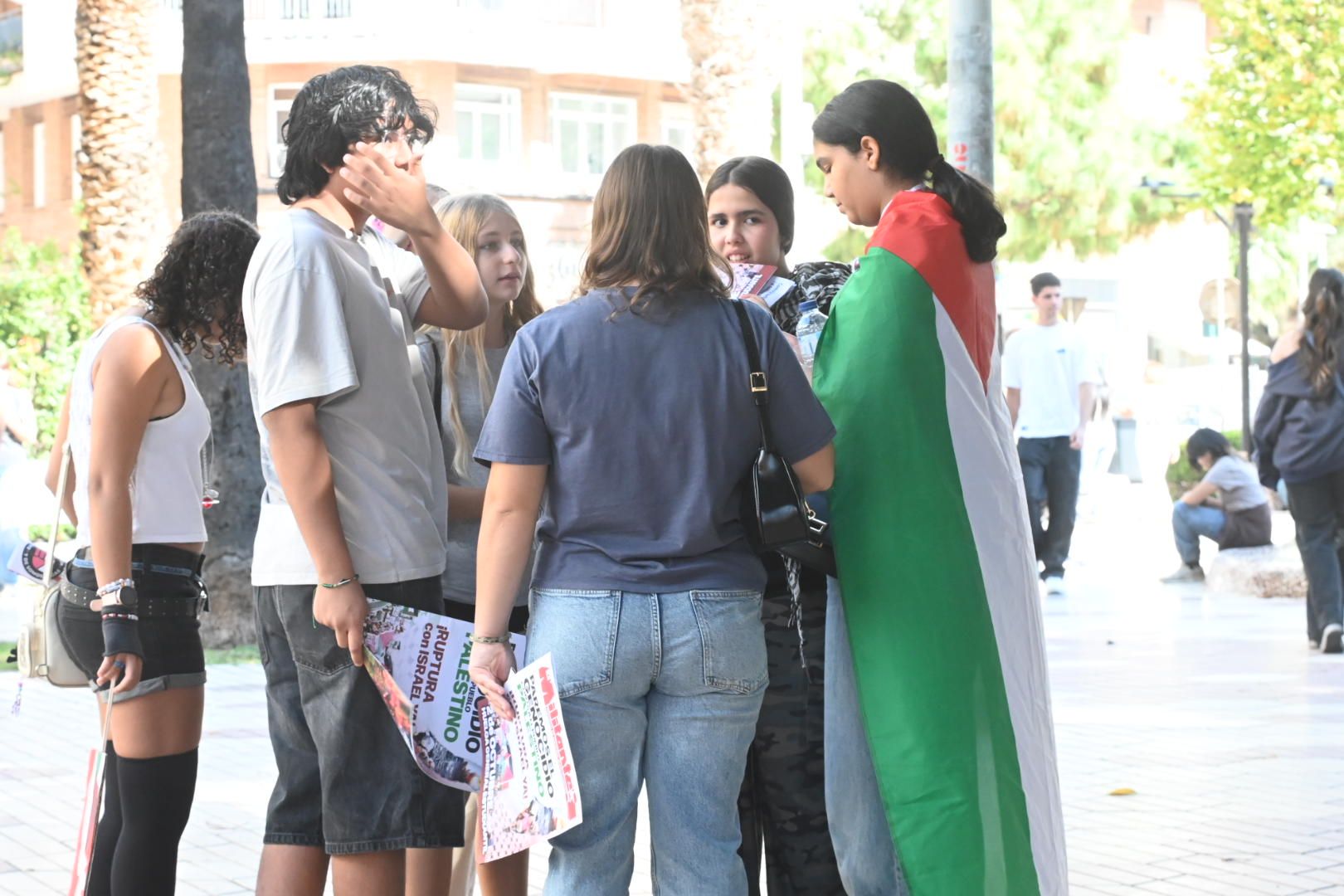 Galería de imágenes: Estudiantes de Castellón en protesta por Palestina