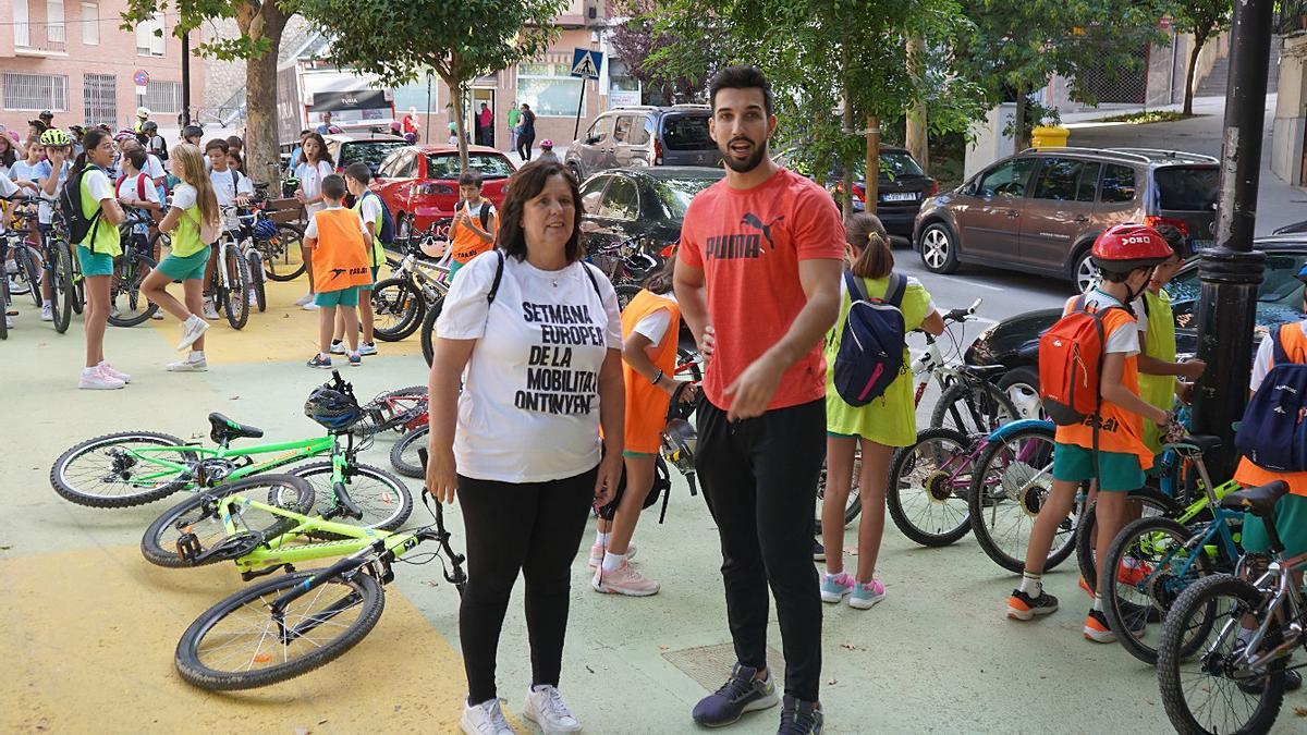 Celebración del día de la Movilidad Sostenible en Ontinyent.