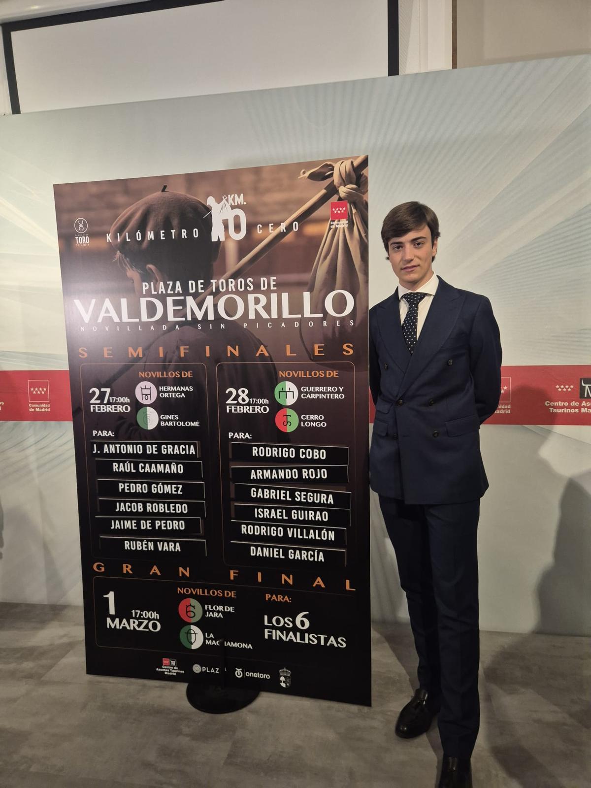 El novillero alicantino Rodrigo Villalón.