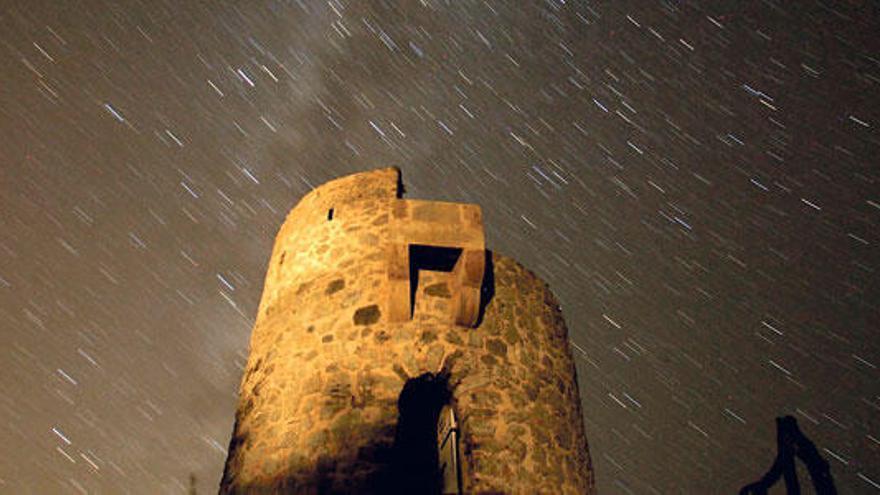 Una noche con lluvia de estrellas