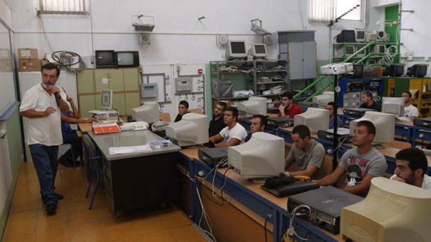 Imagen de una clase de Formación Profesional en un instituto andaluz.