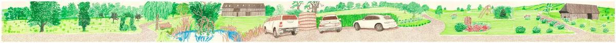 0258 Autour de la maison Ete, de David Hockney.