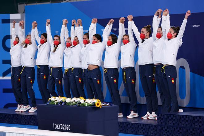 La selección española de waterpolo, plata en los JJOO de Tokyo