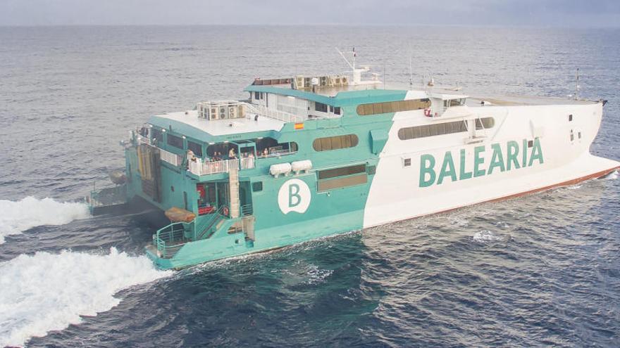 Baleària refuerza la línea Mallorca-Menorca con un fast ferry a 14,75 euros ida y vuelta